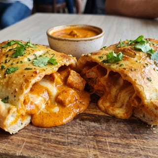 Butter Chicken Calzone