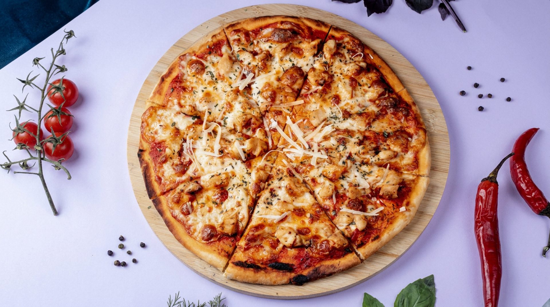 The Butter Chicken Pizza worth trying