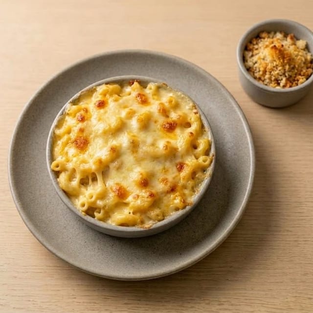MACARONI CHEESE.