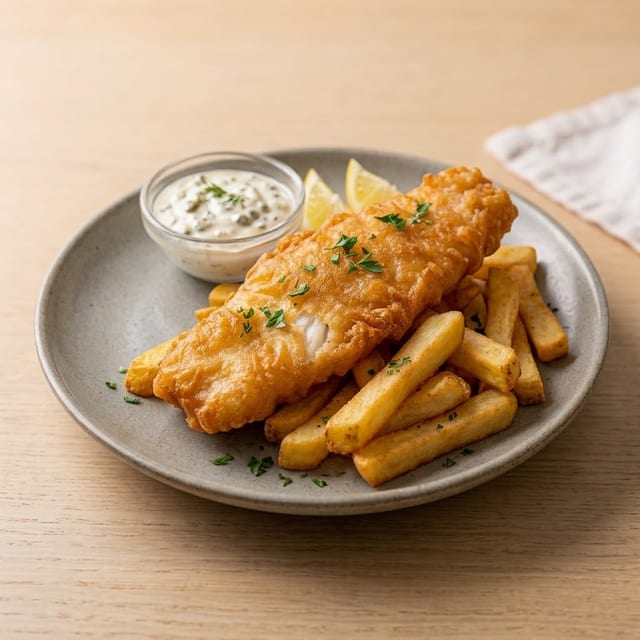 Fish and Chips.