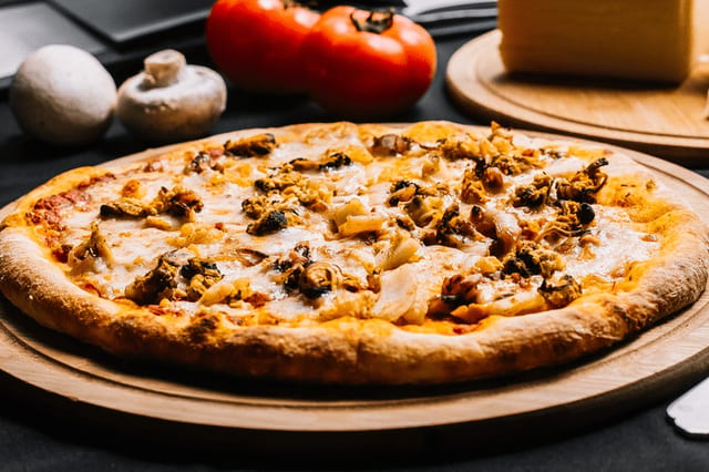 Lamb Pizza.