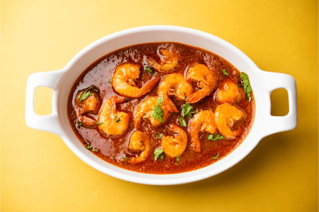 Fish/Shrimp Tikka Masala.