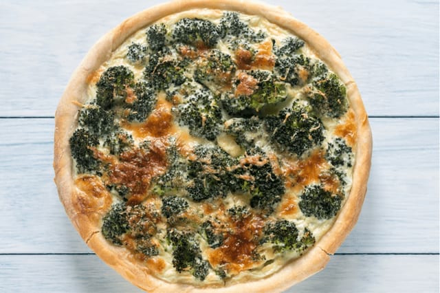 Broccoli Pizza.