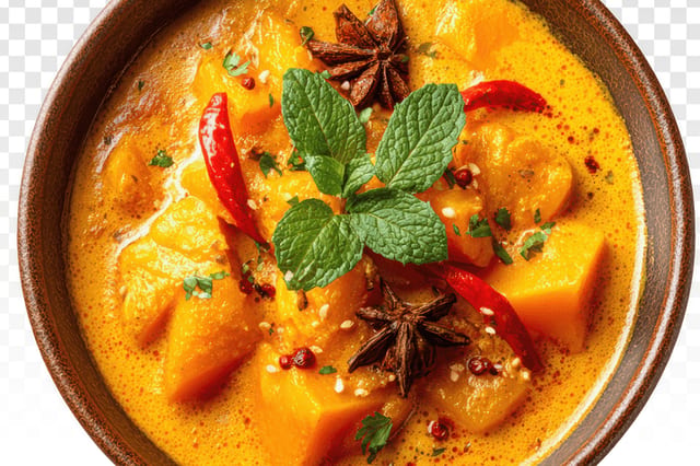 Mango Lamb Curry.