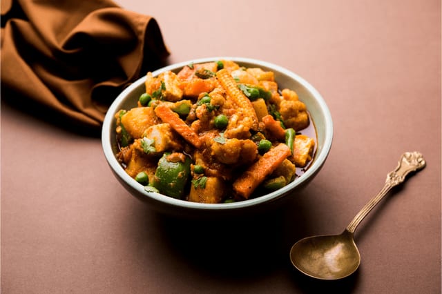 Korma with Vegetables.