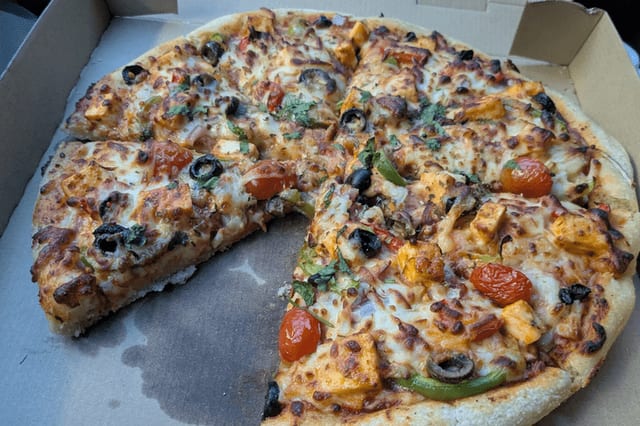 Gluten-Free Veg Pizza.